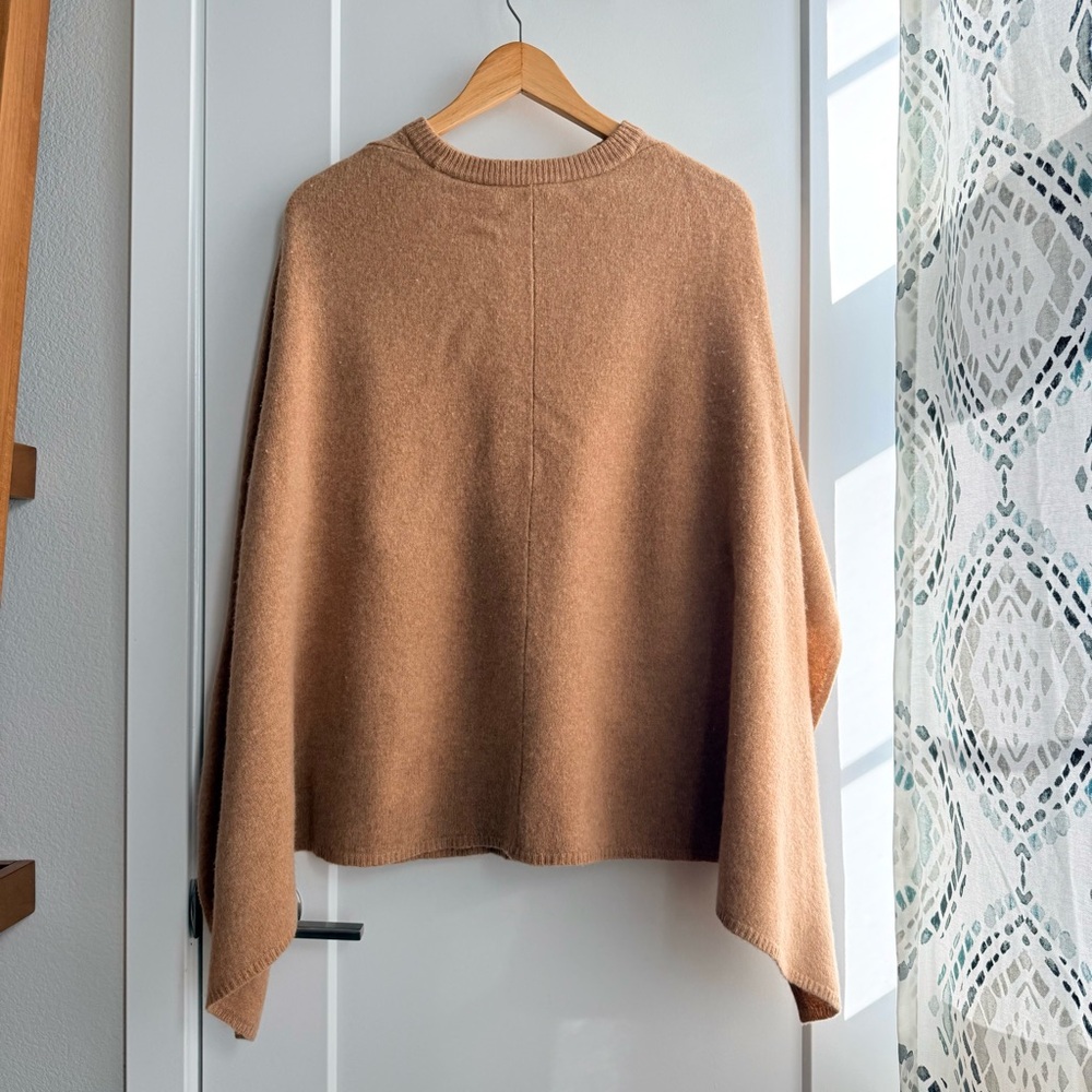 Sandro Cape Style Wool Poncho Sweater - Picture 3 of 6